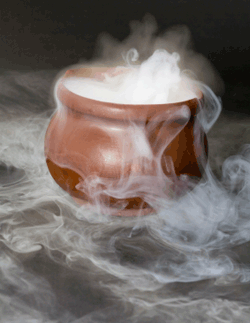Halloween Decoration Smoking Cauldron